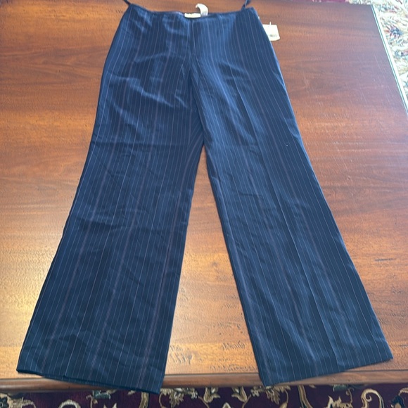 Liz Claiborne Suits New 2 Piece Coat & Pants Size 10 Stripe About Town Business - Picture 13 of 17